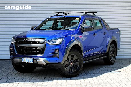 Blue 2022 Isuzu D-MAX Crew Cab Utility X-Terrain (4X4)