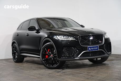 Black 2019 Jaguar F-Pace Wagon Svr (Awd) (404Kw)