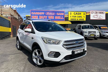 White 2018 Ford Escape Wagon Trend (Awd) (5 Yr)