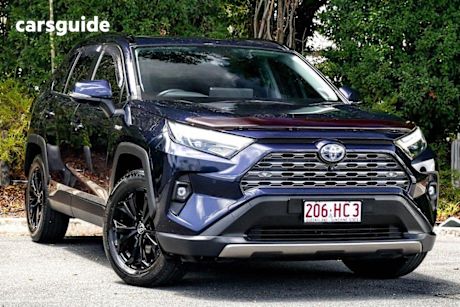 Blue 2023 Toyota RAV4 Wagon Cruiser (Awd) Hybrid