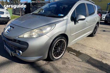Silver 2008 Peugeot 207 Wagon Xt Touring