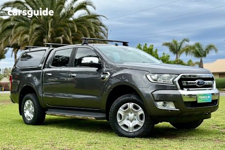 Grey 2017 Ford Ranger Dual Cab Utility Xlt 3.2 (4X4)