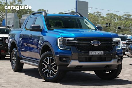 Blue 2024 Ford Ranger Double Cab Pick Up Sport 3.0 (4X4)