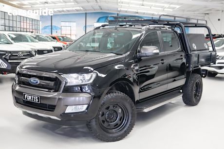 Black 2018 Ford Ranger Dual Cab Pick-up Wildtrak 3.2 (4X4)