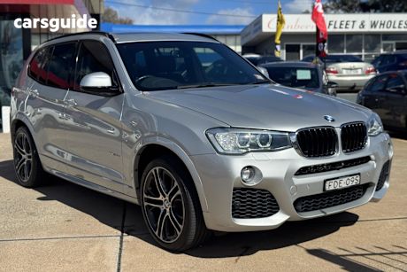 Silver 2016 BMW X3 Wagon Xdrive 30D