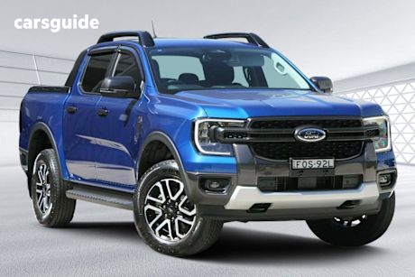 Blue 2024 Ford Ranger Double Cab Pick Up Sport 2.0 (4X4)