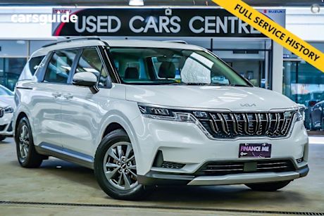 White 2022 Kia Carnival Wagon S