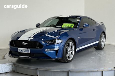 Blue 2022 Ford Mustang Fastback Gt 5.0 V8