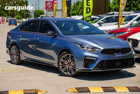 Blue 2021 Kia Cerato Sedan Gt Safety Pack