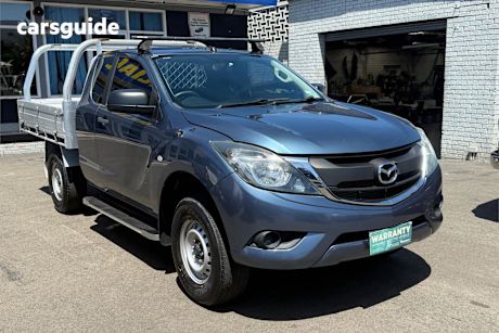 Blue 2015 Mazda BT-50 Freestyle Cab Chassis Xt (4X2)