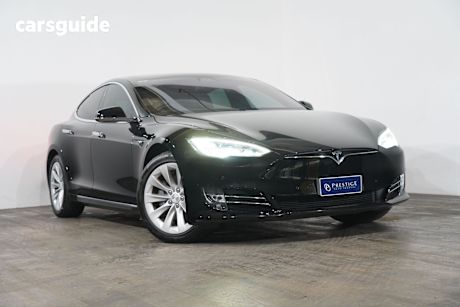 Black 2019 Tesla Model S Sedan Long Range