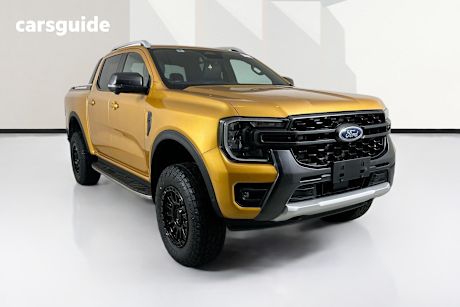 Yellow 2023 Ford Ranger Double Cab Pick Up Wildtrak 2.0 (4X4)