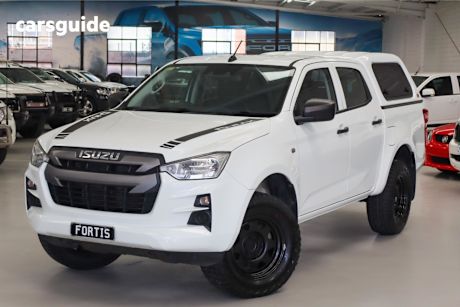 White 2021 Isuzu D-MAX Crew Cab Utility Sx (4X2)