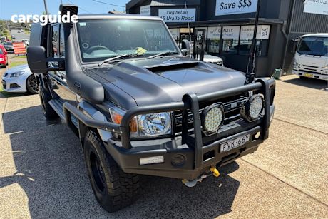 Grey 2022 Toyota Landcruiser Double Cab Chassis Gxl