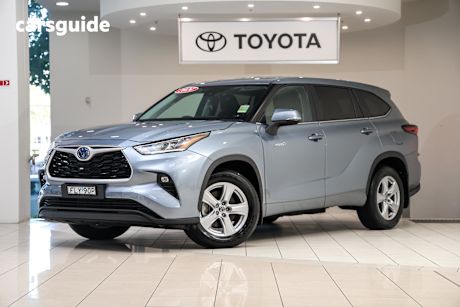 Blue 2024 Toyota Kluger Wagon Gx Hybrid Awd