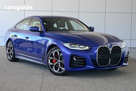 Blue 2021 BMW 430I Coupe M Sport Gran Coupe