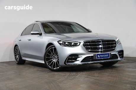 Silver 2021 Mercedes-Benz S450 Saloon 4Matic (Hybrid)