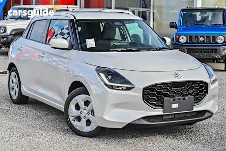 White 2025 Suzuki Swift Hatchback Hybrid Plus