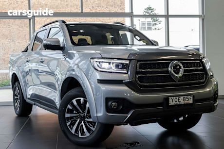 Silver 2025 GWM Cannon Dual Cab Utility Ultra (4X4)