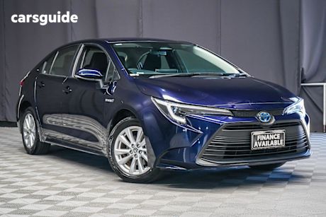 Blue 2024 Toyota Corolla Sedan Ascent Sport Hybrid