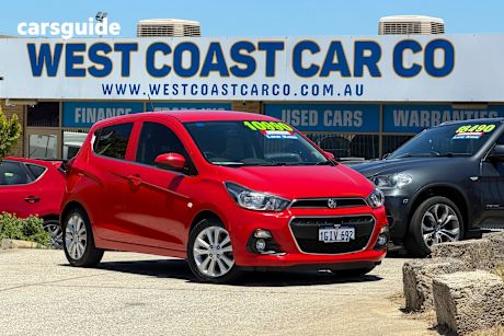 Red 2016 Holden Spark Hatchback Lt