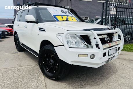 White 2017 Nissan Patrol Wagon Ti (4X4)
