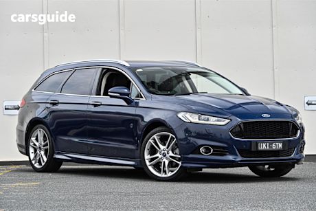 Blue 2017 Ford Mondeo Wagon Titanium Tdci