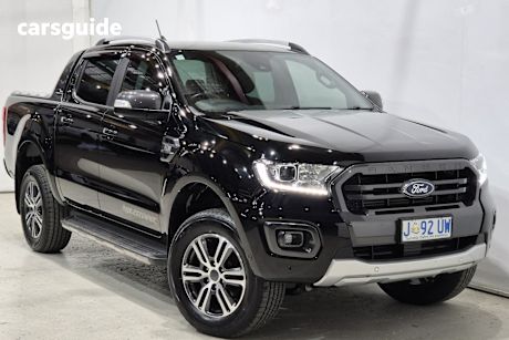 Black 2021 Ford Ranger Double Cab Pick Up Wildtrak 3.2 (4X4)
