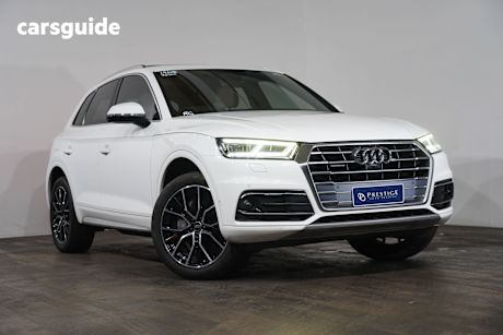 White 2019 Audi Q5 Wagon 40 Tdi Quattro Sport