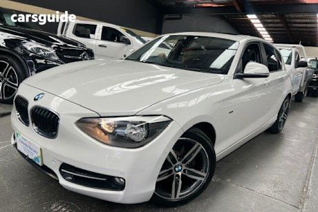 White 2014 BMW 118I Hatchback