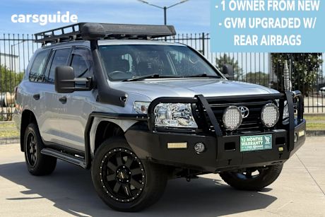 Silver 2013 Toyota Landcruiser SUV GX (4X4) VDJ200R