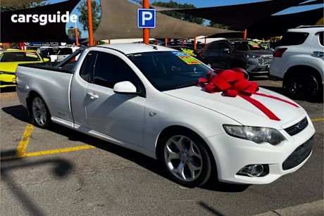 White 2012 Ford Falcon Ute Ute Tray XR6 TURBO R