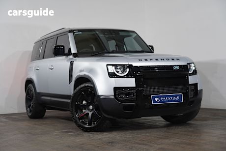 Silver 2021 Land Rover Defender Wagon 110 D250 (183Kw)