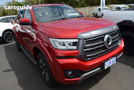 Red 2025 GWM Cannon Dual Cab Utility Lux (4X4)