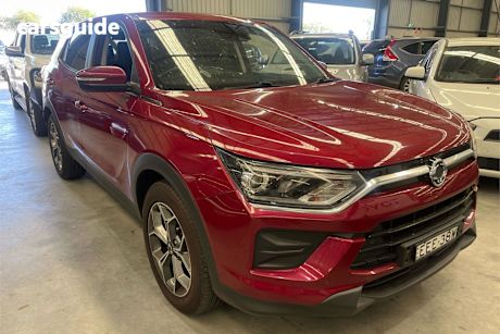 Red 2019 Ssangyong Korando Wagon Elx Le