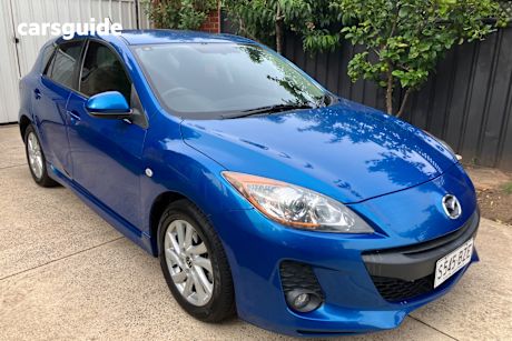Blue 2012 Mazda 3 Hatchback Maxx Sport