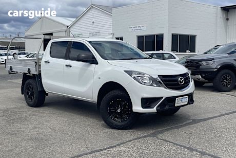 White 2022 Mazda BT-50 Dual Cab Chassis Xt (4X4)