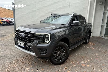 Grey 2024 Ford Ranger Double Cab Pick Up Wildtrak 3.0 (4X4)