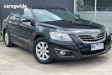 Black 2008 Toyota Aurion Sedan Prodigy
