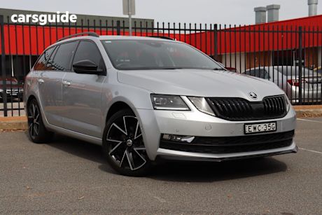Silver 2019 Skoda Octavia Wagon Sport