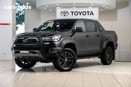 Black 2023 Toyota Hilux Double Cab Pick Up Rogue (4X4)
