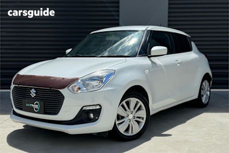 White 2017 Suzuki Swift Hatchback Gl Navigator