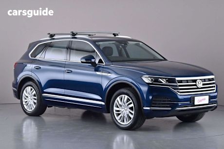Blue 2019 Volkswagen Touareg Wagon 190Tdi