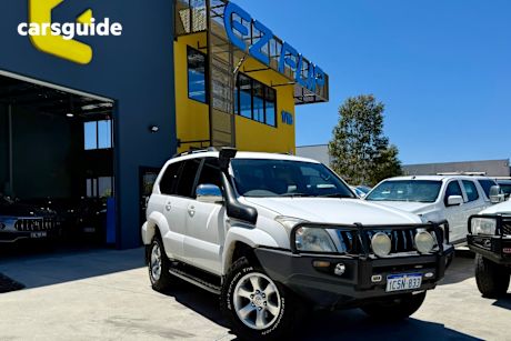 White 2007 Toyota Landcruiser Prado Wagon Gxl (4X4)