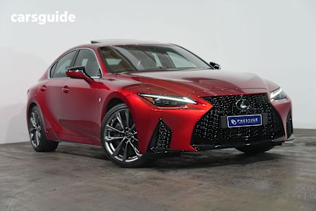 Red 2021 Lexus IS300 Sedan F Sport