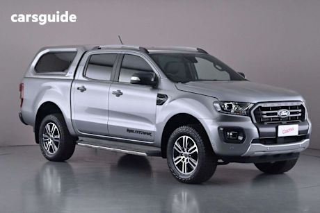 Silver 2020 Ford Ranger Double Cab Pick Up Wildtrak 2.0 (4X4)