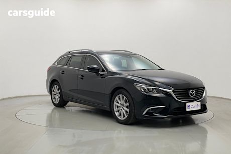 Black 2018 Mazda 6 Wagon Touring