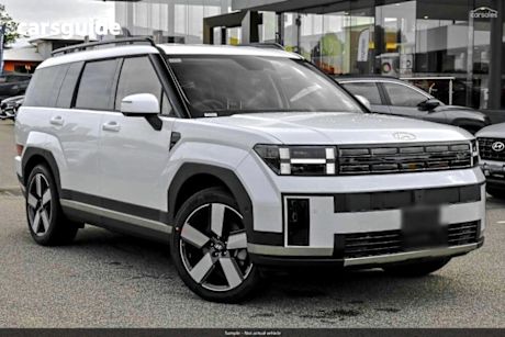 White 2025 Hyundai Santa FE Wagon Hev (Awd)