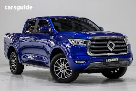 Blue 2021 GWM UTE Dual Cab Utility Cannon (4X4)