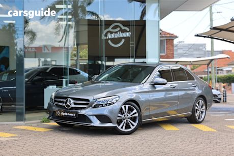 Grey 2020 Mercedes-Benz C200 Sedan